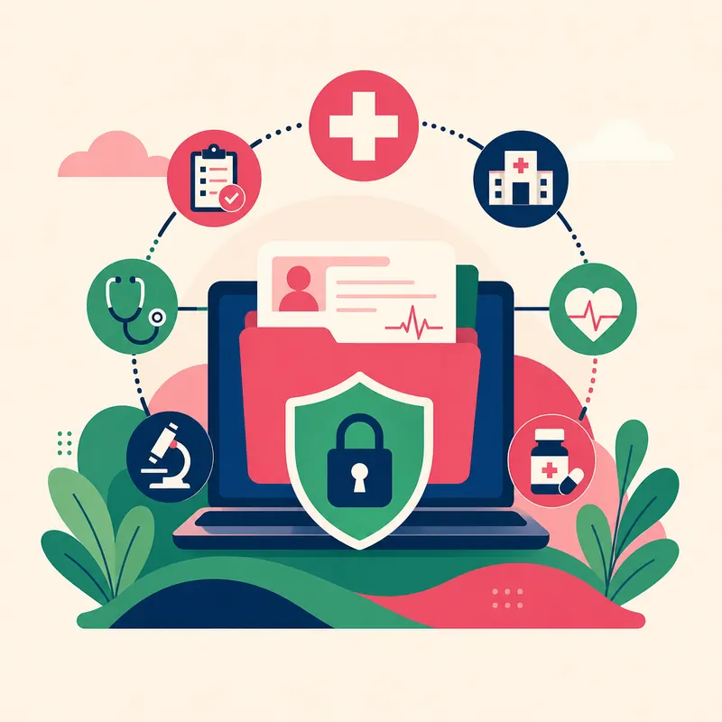Illustration of the CareBridge medical platform concept