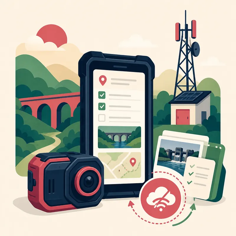 Illustration of the FieldLink mobile operations platform concept