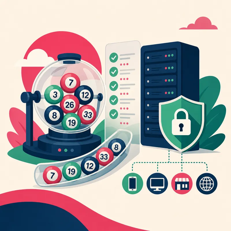Abstract illustration of the Helix Draw lottery platform concept